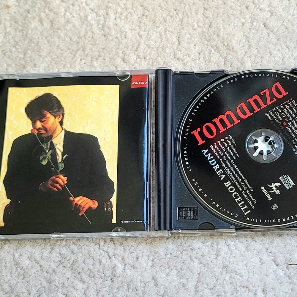 CD - Andrea Bocelli Romanza - Spanish Version (15 Tracks)